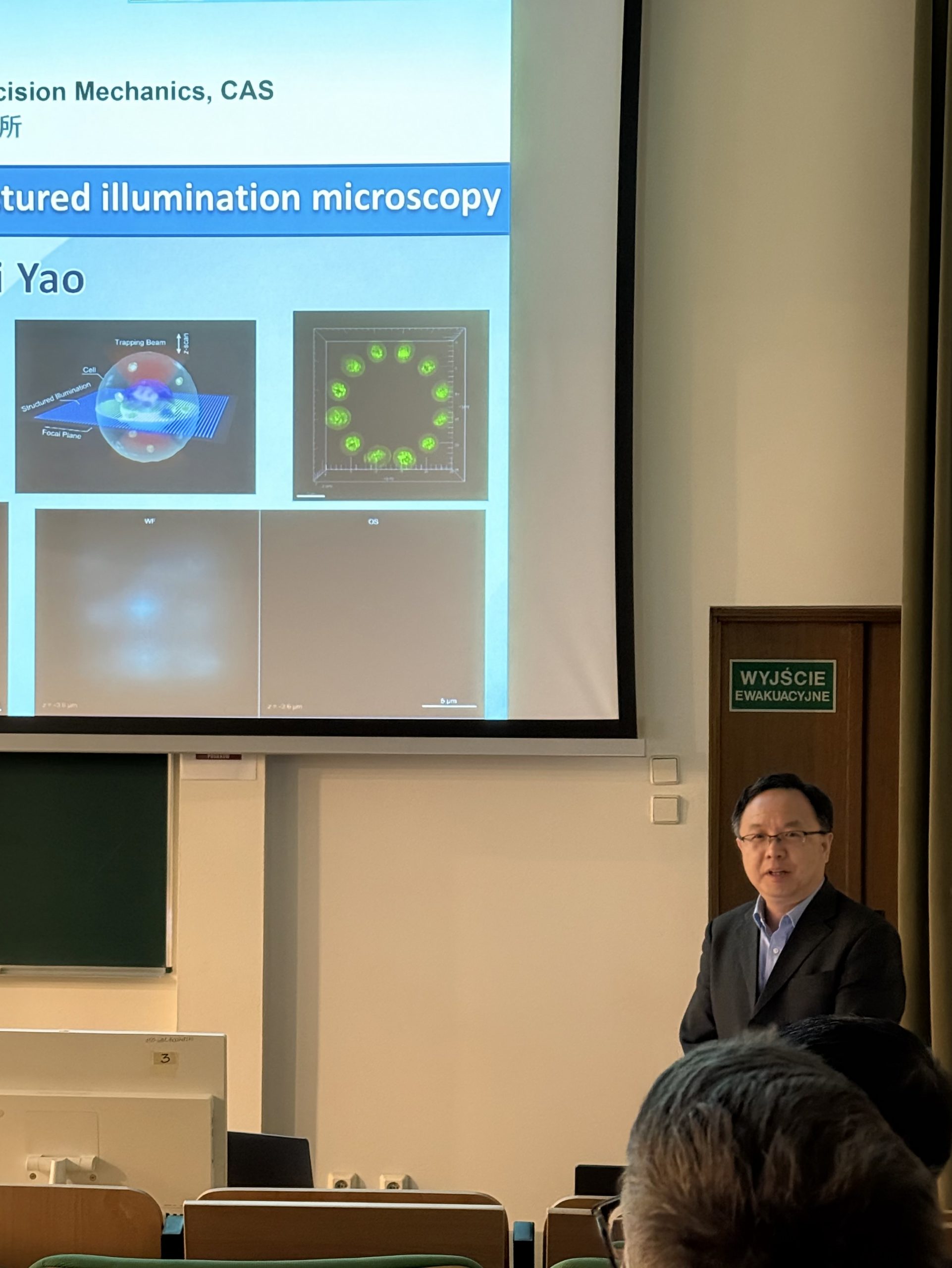 Prof. Baoli Yao during his presentation